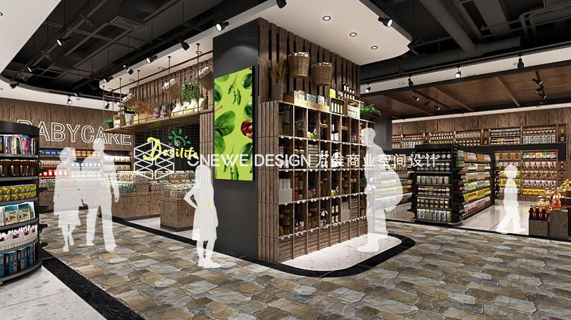 超市设计效果图