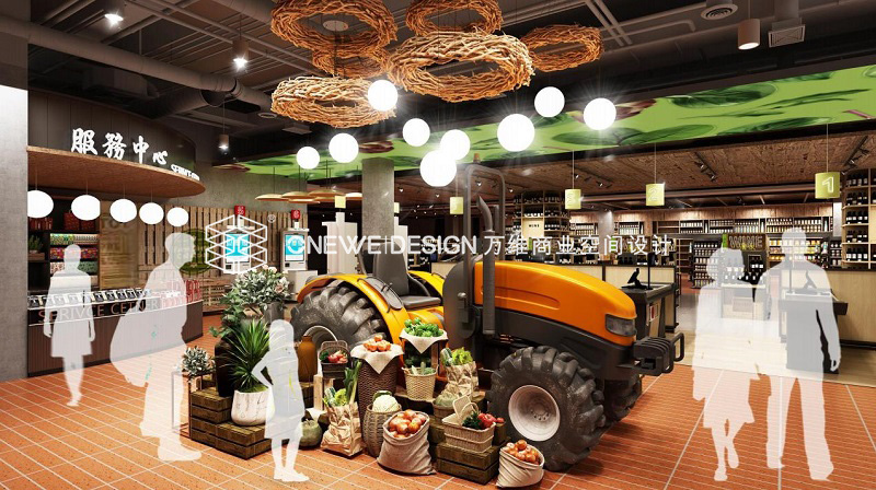 超市设计效果图