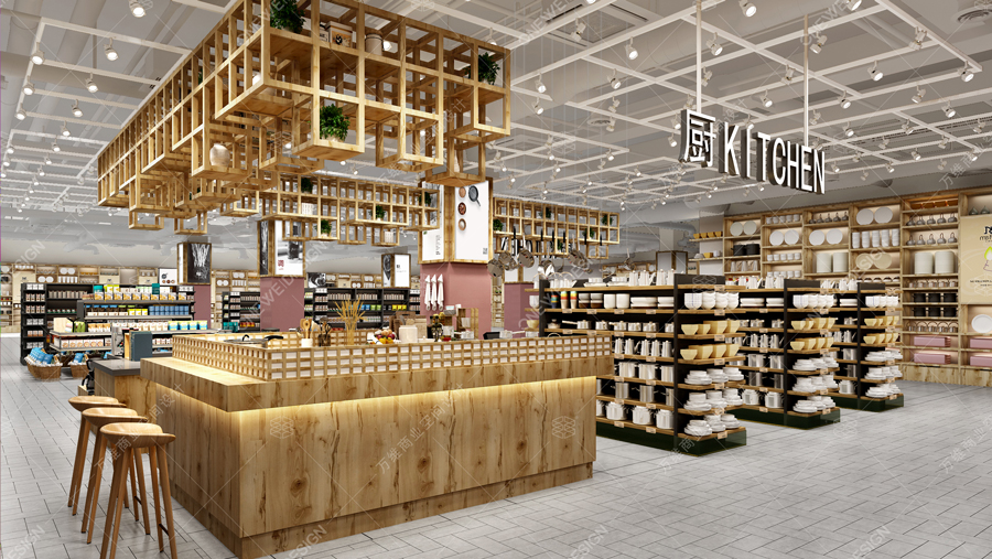 万家MART超市设计效果图