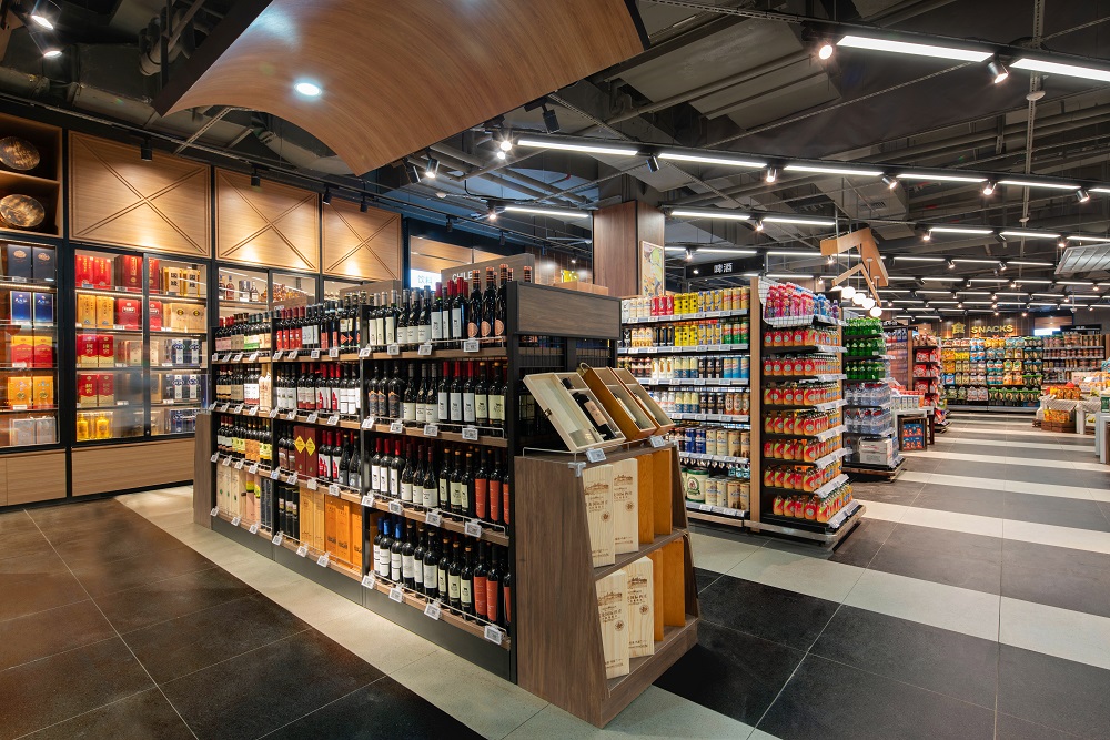 万家city超市设计现场实拍图