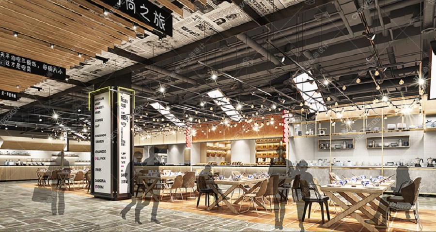 新型菜市场设计效果图