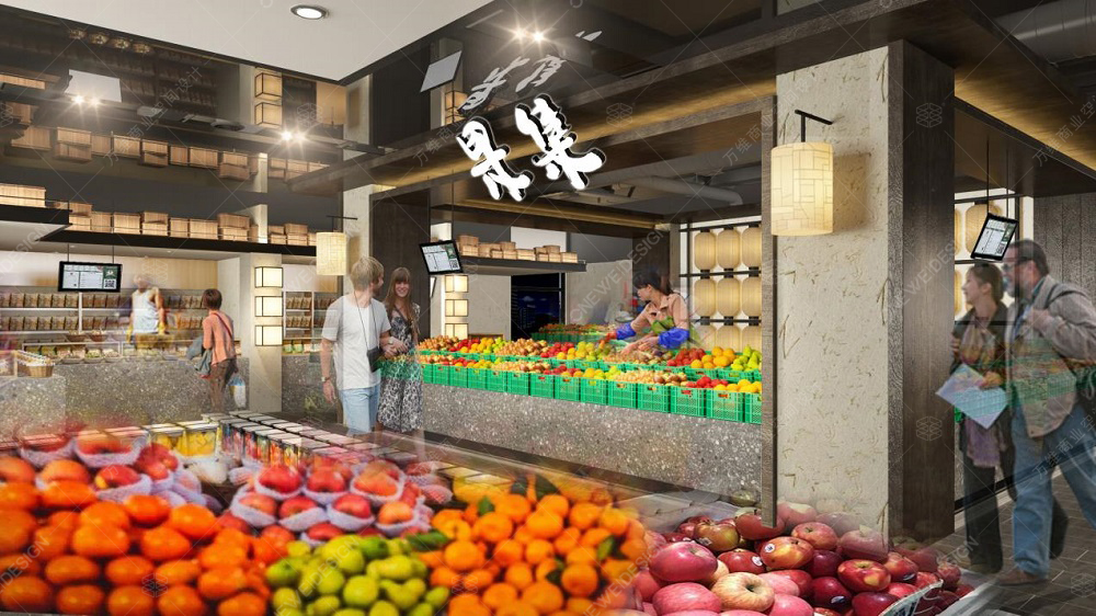 农贸市场规划设计效果图