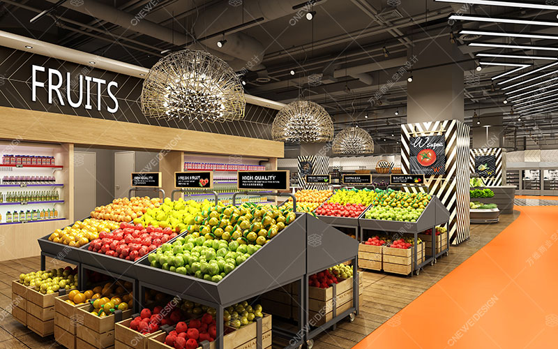 超市卖场陈列设计