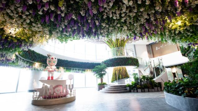 杭州大悦城浪漫主题空间“杭庭”