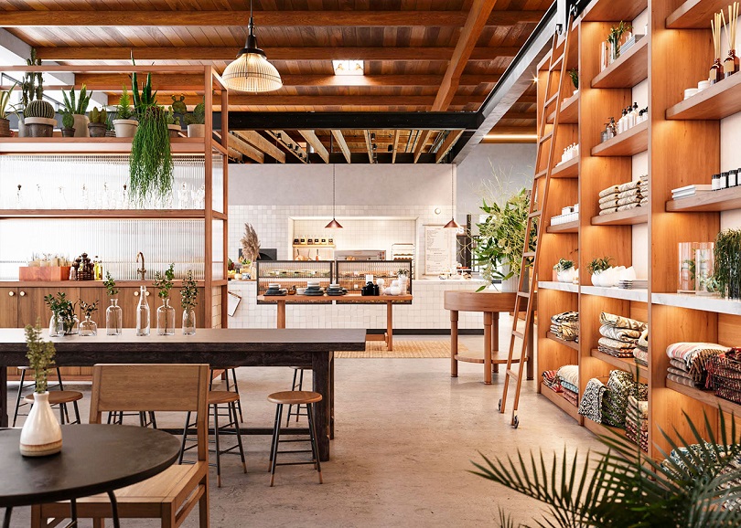 国外美食街设计